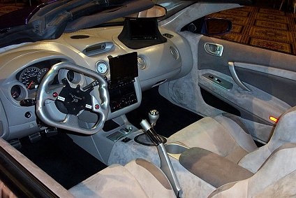 interior of Tyrese car